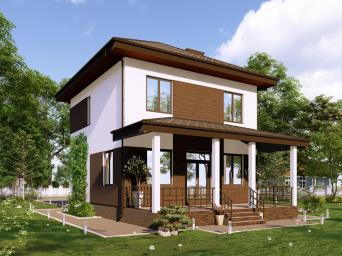 Проекты небольших и маленьких домов с мансардой: цены, чертежи, планировки